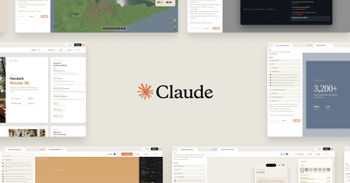 Anthropic запустила Claude Design — ИИ-помощник для создания дизайна