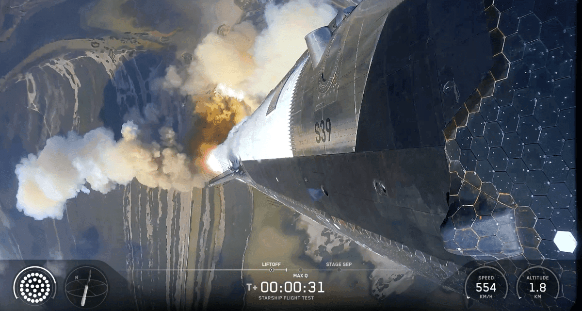 SpaceX впервые запустила Starship V3: бустер потерян, корабль выполнил задачу
