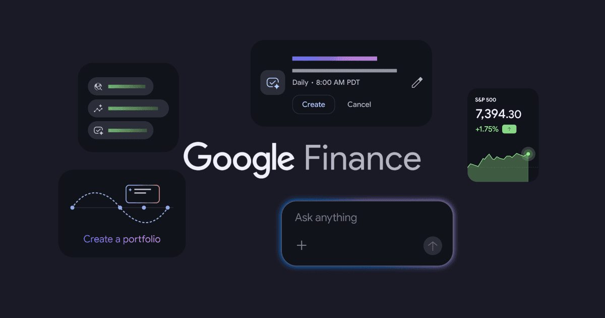 Google Finance выходит как отдельное приложение для Android с AI-аналитикой портфелей