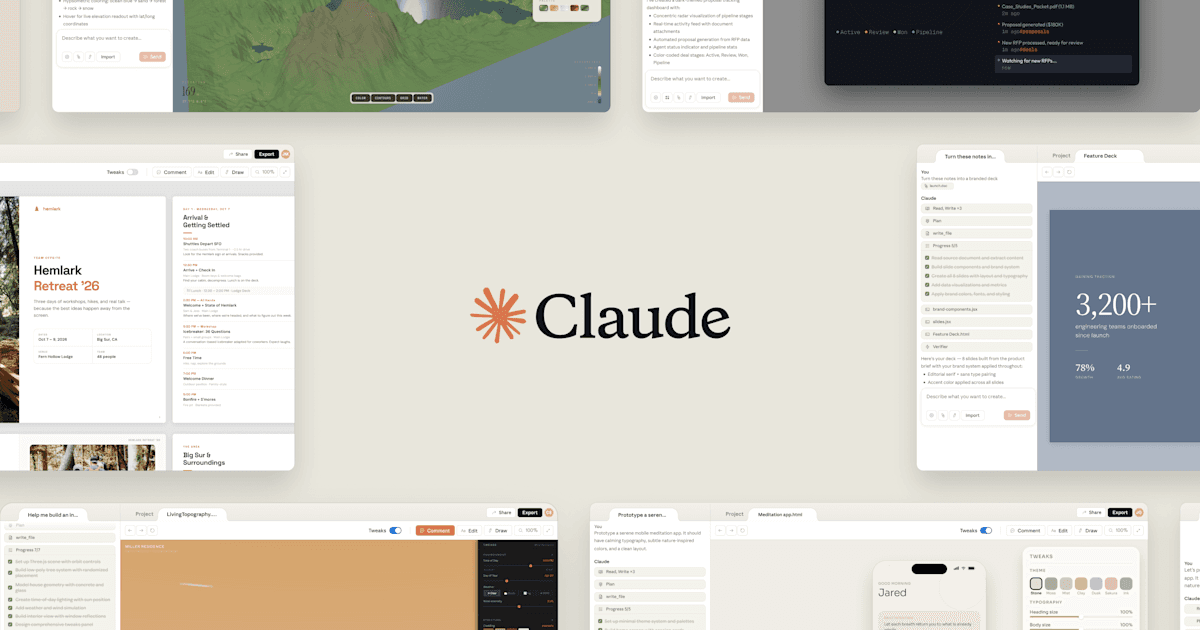 Anthropic запустила Claude Design — ИИ-помощник для создания дизайна