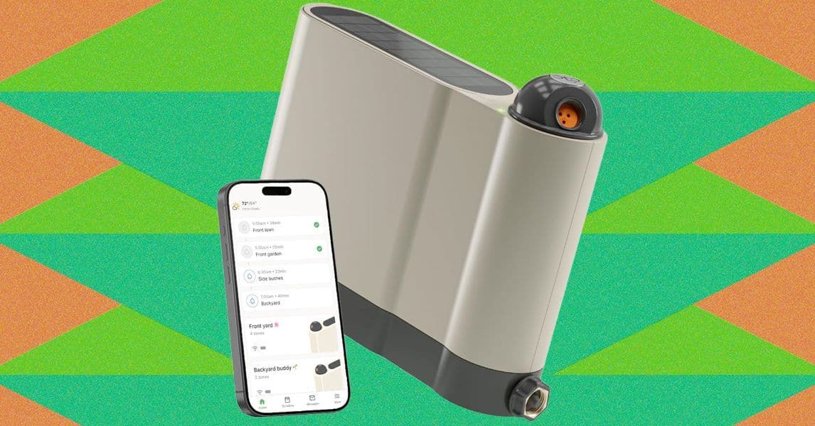Oto Smart Sprinkler: солнечная умная поливалка, которая сама считает дождь