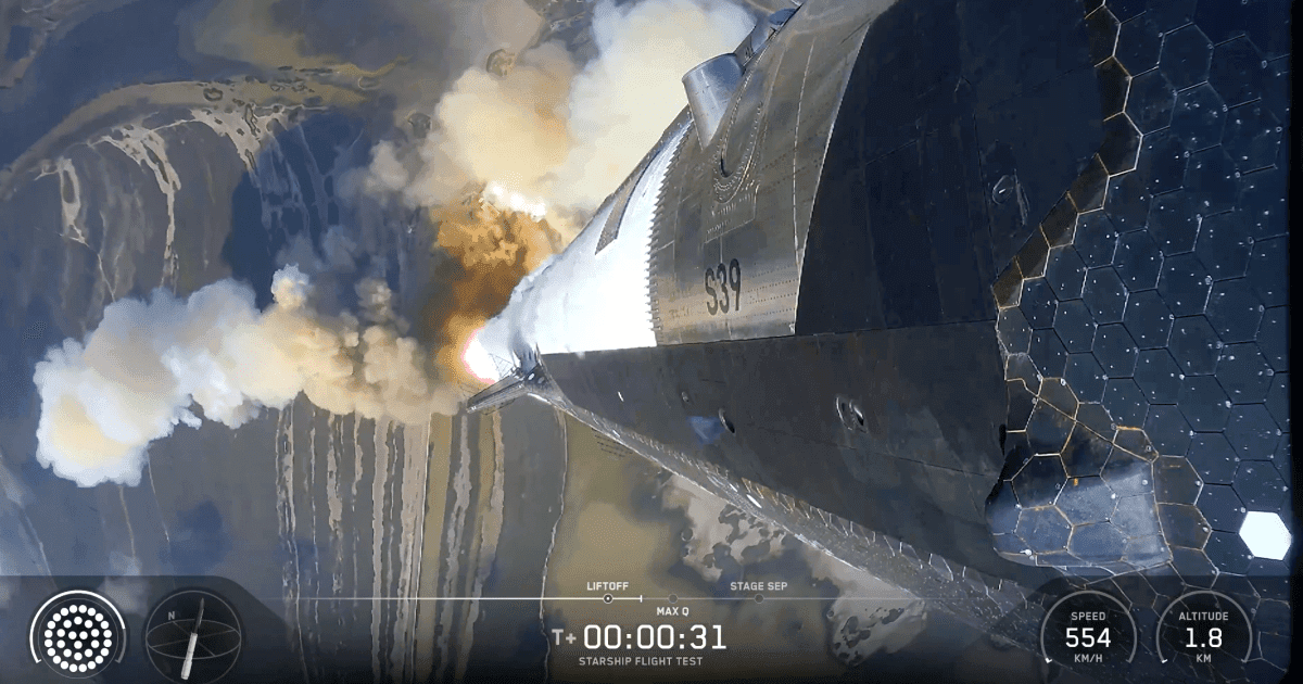 SpaceX впервые запустила Starship V3: бустер потерян, корабль выполнил задачу