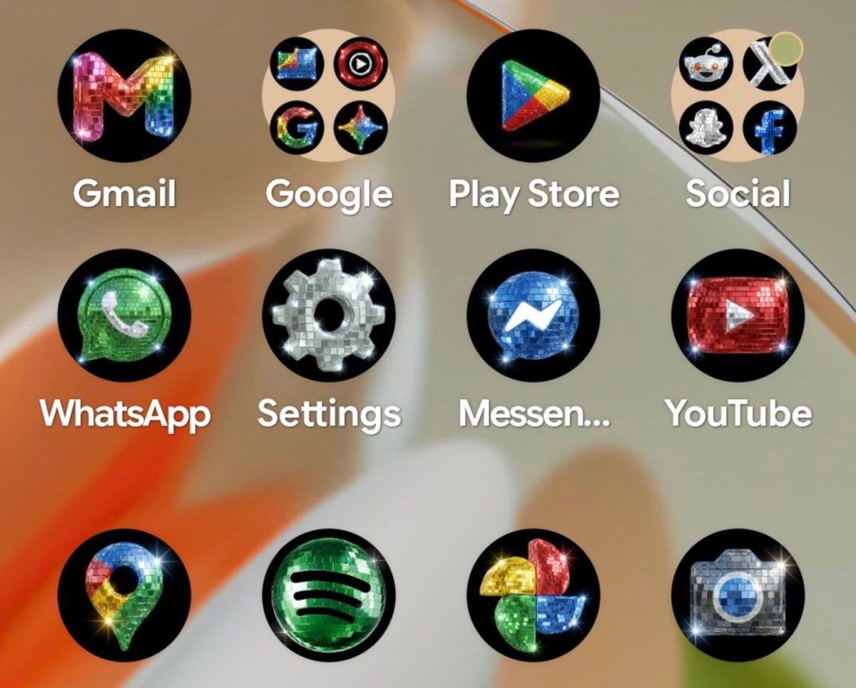 Google выпустила диско-иконки для Pixel — в ответ на волну мемов вокруг Spotify
