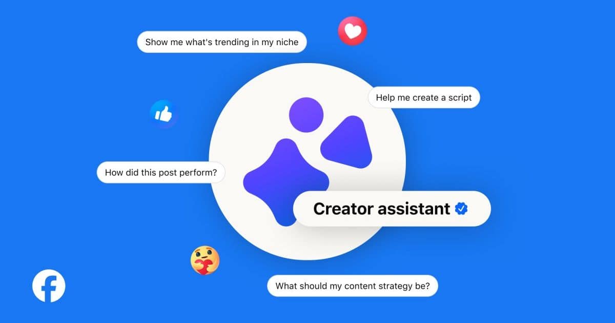 Meta запустила AI-ассистента для авторов на Facebook: аналитика и идеи в одном чате