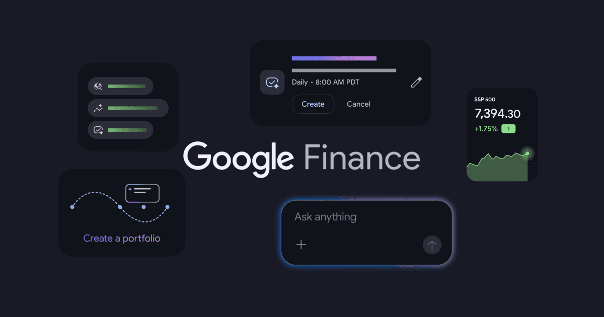 Google Finance выходит как отдельное приложение для Android с AI-аналитикой портфелей