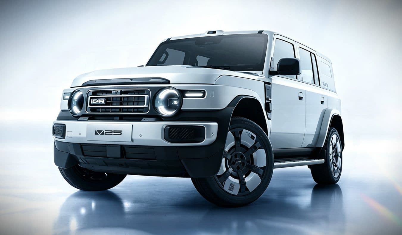 Chery iCaur V25: рамный EREV с запасом хода 150 км и буксировкой 1800 кг