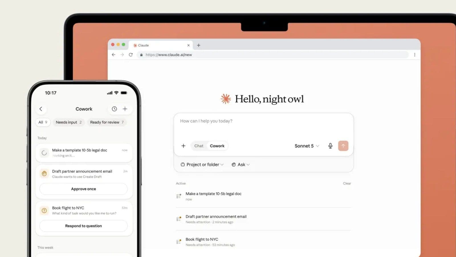 Anthropic выводит Claude Cowork на мобильные устройства и в браузер